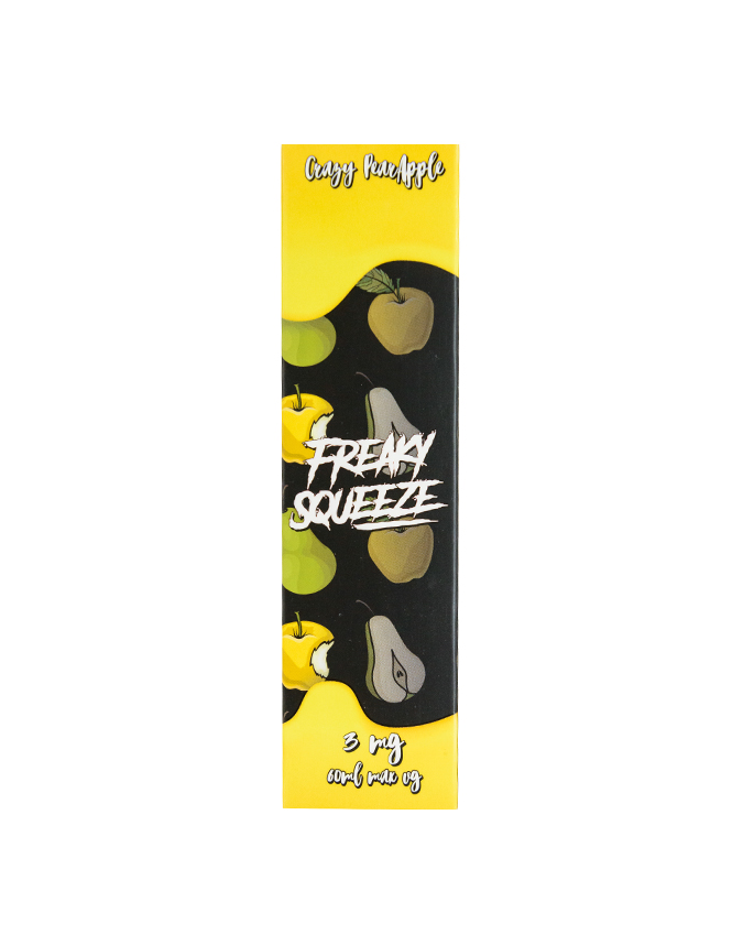 Жидкость Freaky Squeeze- Crazy Pear Apple 60 мл 3 мг фото