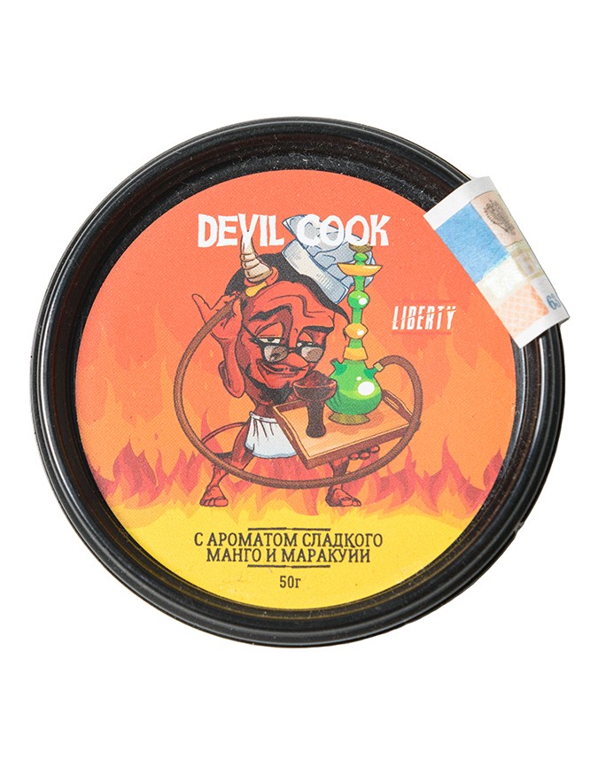 Табак Devil Cook- С Ароматом Сладкого Манго и Маракуйи фото