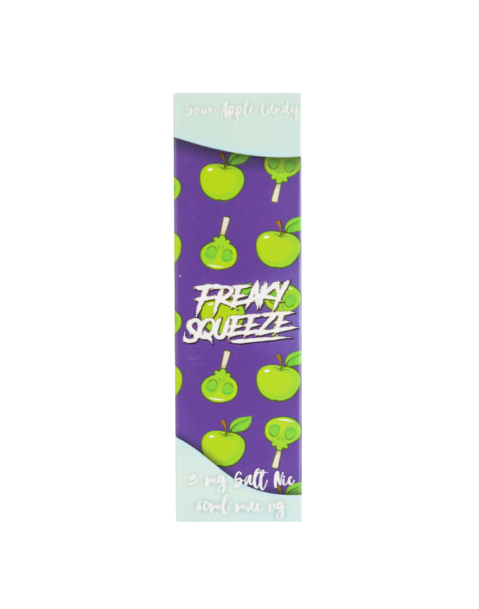Жидкость Freaky Squeeze- Sour Apple Candy 60 мл 3 мг фото