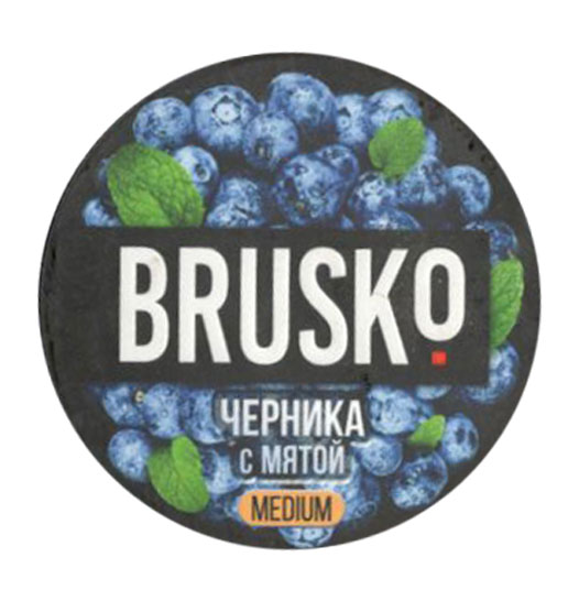 Табак Brusko- Черника С Мятой фото