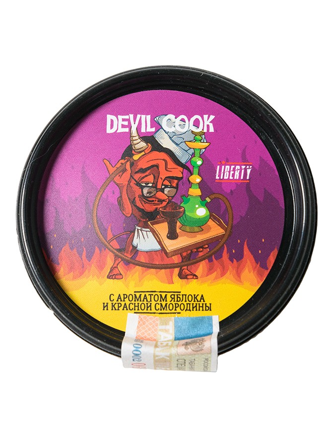 Табак Devil Cook- С Ароматом Яблока и Красной Смородины фото