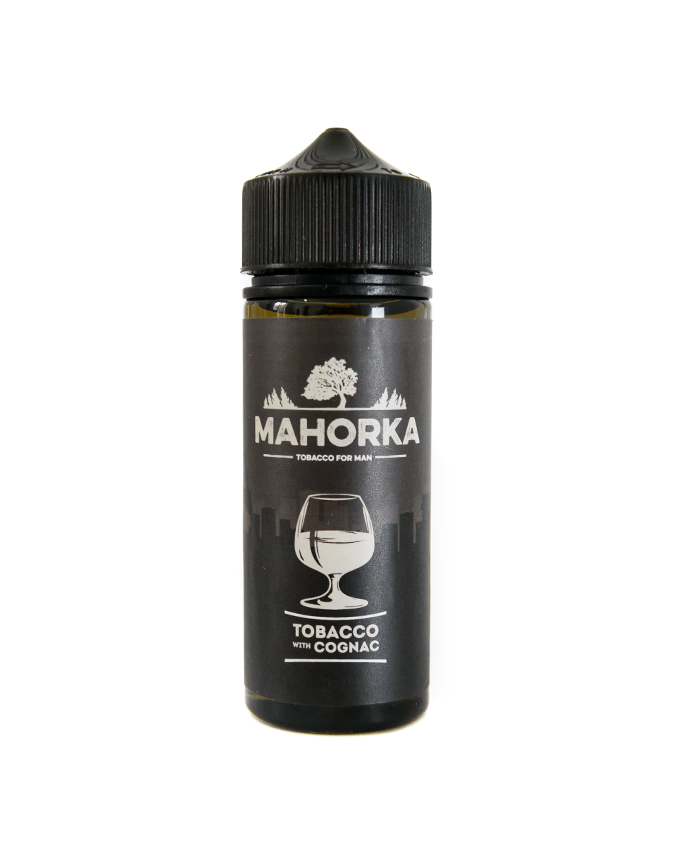 Жидкость Mahorka- Tobacco With Cognac 120мл 3мг фото