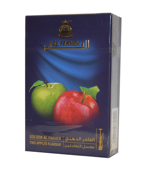 Al Fakher Golden- Двойное Яблоко (Two Apples) фото