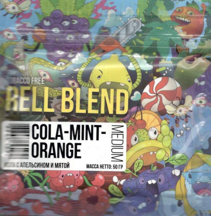 Табак Rell Blend- Кола-Мята-Апельсин (Cola-Mint-Orange) фото
