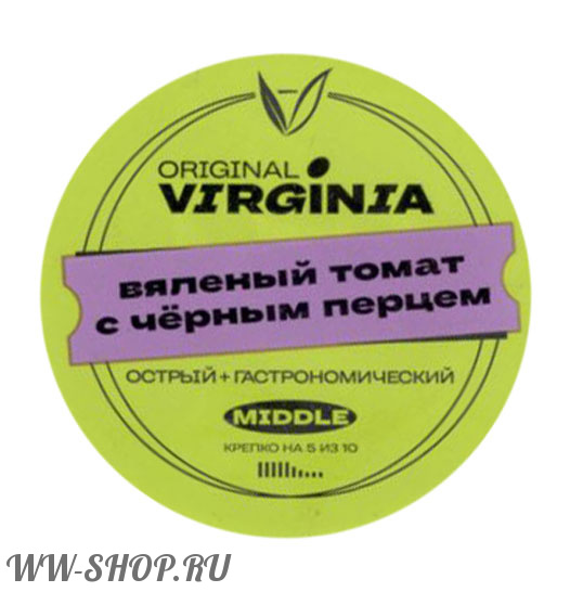 virginia original- вяленый томат с чёрным перцем Волгоград