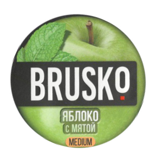 Табак Brusko- Яблоко с Мятой фото