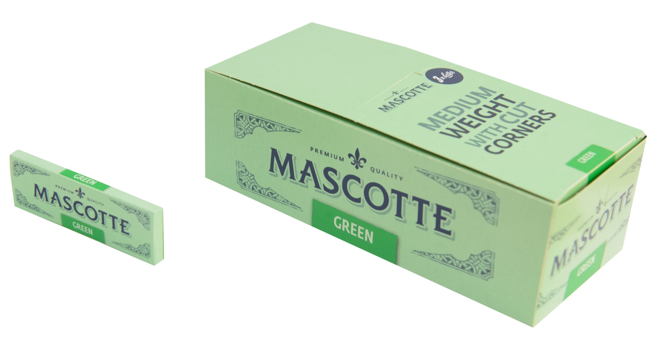 Бумага сигаретная Mascotte- Green Organic 50x50 фото