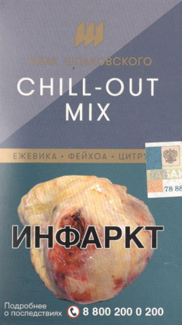 Табак Шпаковского- Chill-Out Mix (Ежевика - Фейхоа - Цитрус) фото