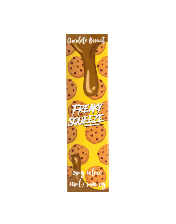 Жидкость Freaky Squeeze- Chocolate Biscuit 60 мл 3 мг фото