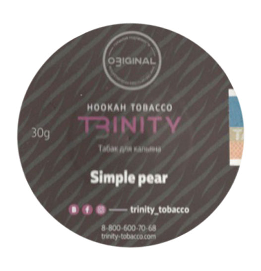 Табак Trinity - Простая Груша (Simple Pear) фото