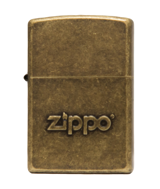 Зажигалка Zippo- Stamp Anti Brass фото