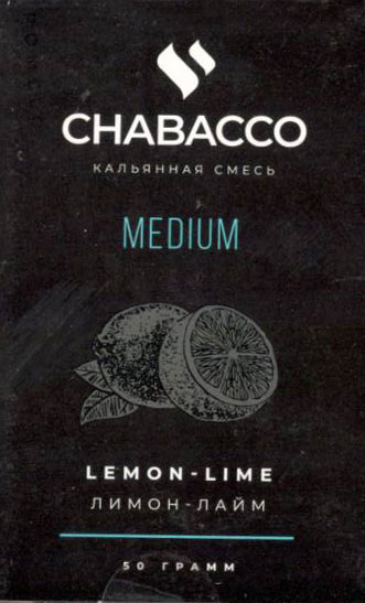 Табак Chabacco Medium - Лимон-Лайм (Lemon-Lime) фото